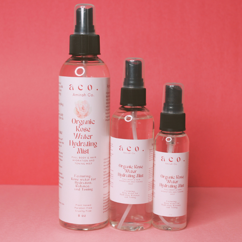 Organic Rose Water Hydrating Mist