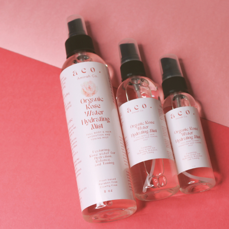 Organic Rose Water Hydrating Mist